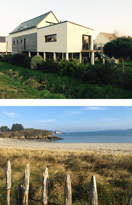 Maison bord de mer Bretagne